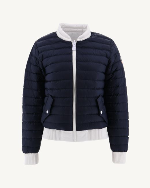 Jott Reversible Down Jacket Blanc/Marine Hanoi