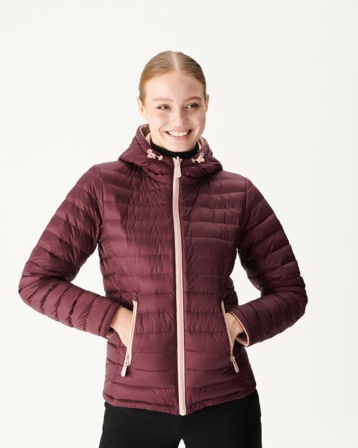 Jott Reversible Down Jacket Light Pink/Aubergine Vienne