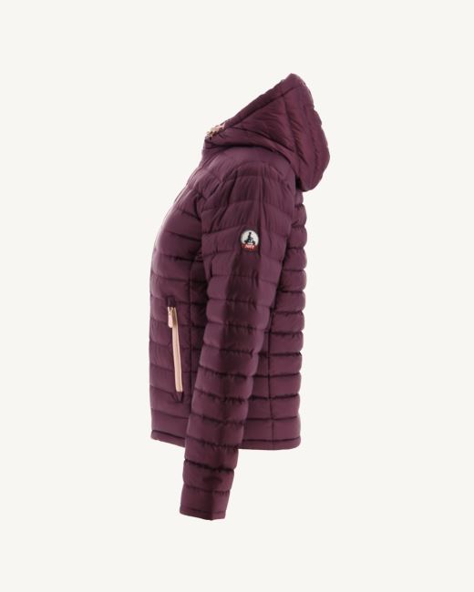 Jott Reversible Down Jacket Light Pink/Aubergine Vienne