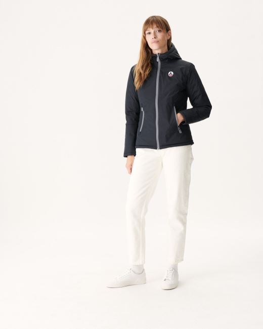 Jott Reversible Down Jacket Noir Vienna