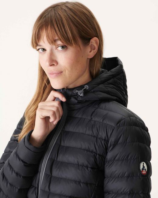 Jott Reversible Down Jacket Noir Vienna