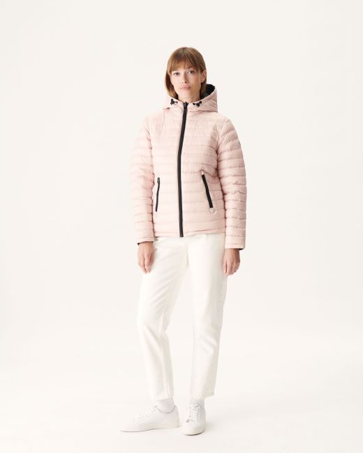 Jott Reversible Down Jacket Noir/Rose Pale Vienna