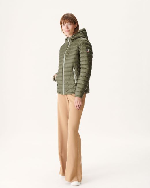 Jott Reversible Down Jacket Sauge/Army Vienna