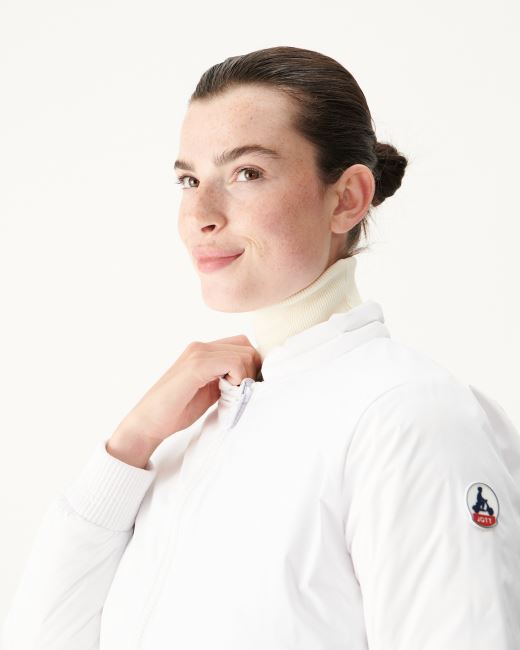 Jott Reversible Down Jacket White/Navy Blue Hanoi