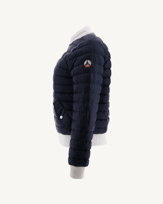 Jott Reversible Down Jacket White/Navy Blue Hanoi