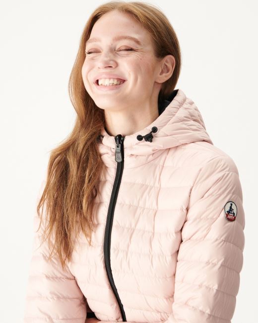 Jott Reversible Light Down Jacket Black/Light Pink Moscou