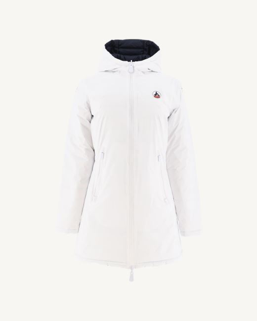 Jott Reversible Light Down Jacket Blanc/Marine Moscou