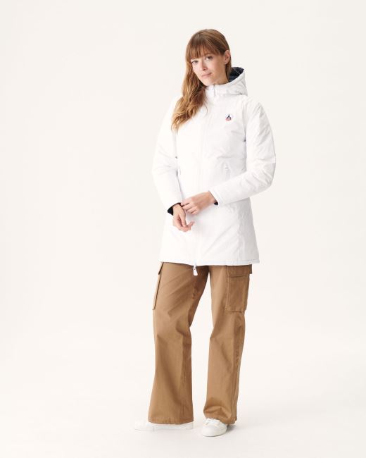 Jott Reversible Light Down Jacket Blanc/Marine Moscou