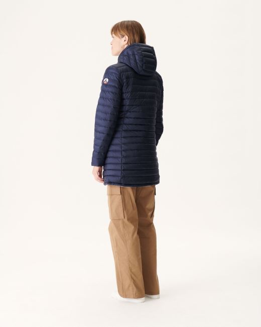 Jott Reversible Light Down Jacket Blanc/Marine Moscou