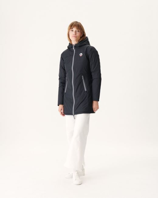 Jott Reversible Light Down Jacket Noir Moscou