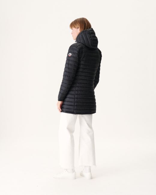 Jott Reversible Light Down Jacket Noir Moscou