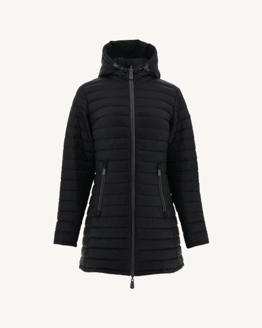 Jott Reversible Light Down Jacket Noir Moscou