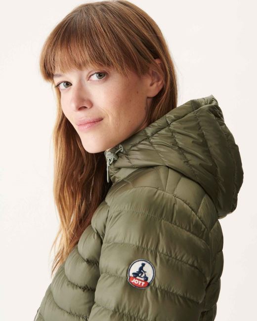 Jott Reversible Light Down Jacket Sauge/Army Moscou