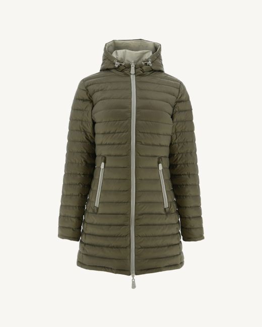 Jott Reversible Light Down Jacket Sauge/Army Moscou