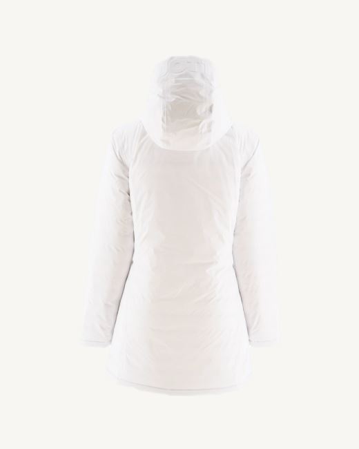 Jott Reversible Light Down Jacket White/Navy Blue Moscou