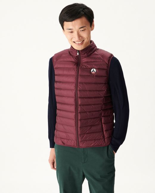 Jott Sleeveless Down Jacket Aubergine Tom