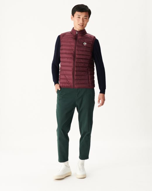 Jott Sleeveless Down Jacket Aubergine Tom