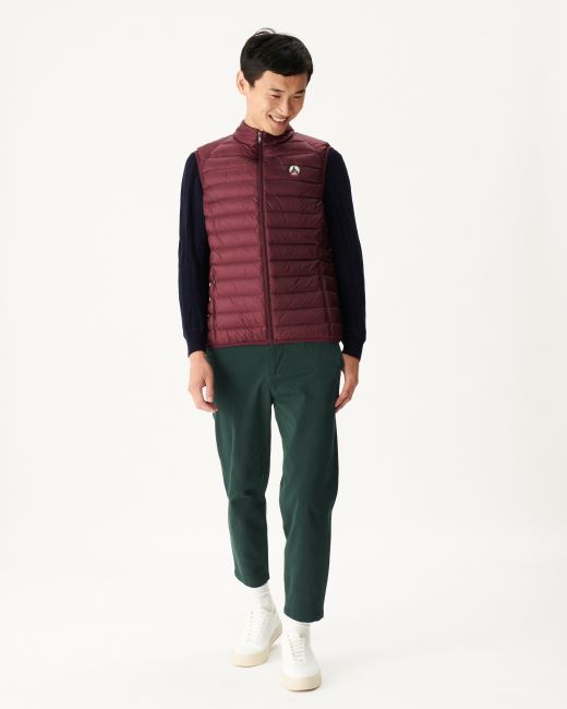 Jott Sleeveless Down Jacket Aubergine Tom