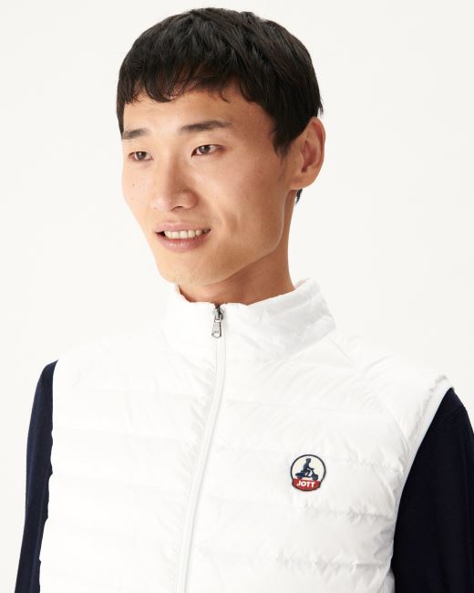 Jott Sleeveless Down Jacket Blanc Tom