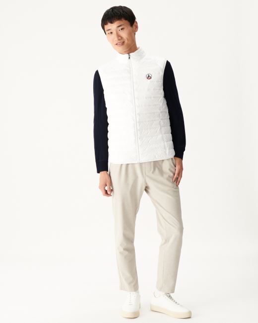 Jott Sleeveless Down Jacket Blanc Tom