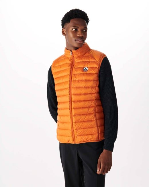 Jott Sleeveless Down Jacket Orange Tom