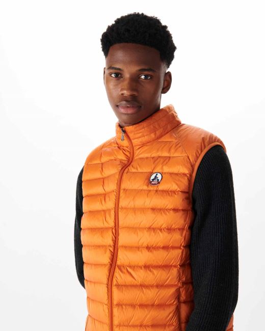 Jott Sleeveless Down Jacket Orange Tom