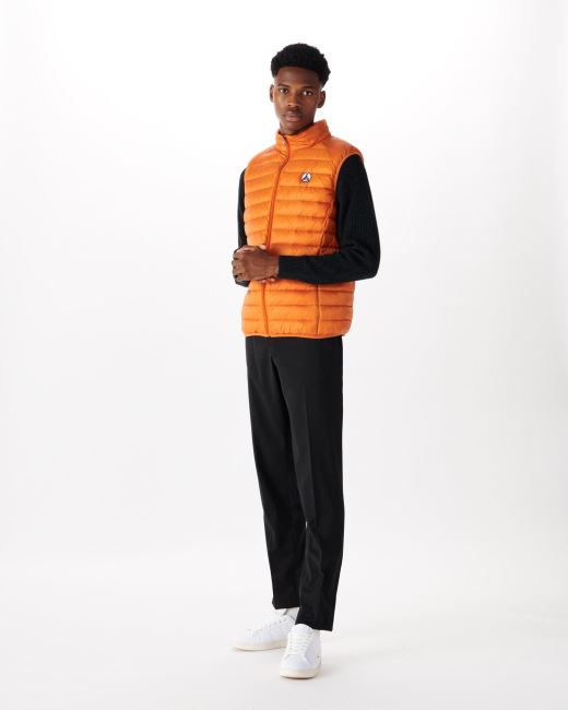 Jott Sleeveless Down Jacket Orange Tom