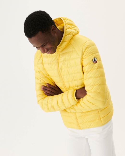 Jott Soft Yellow Lightweight Down Jacket Nico