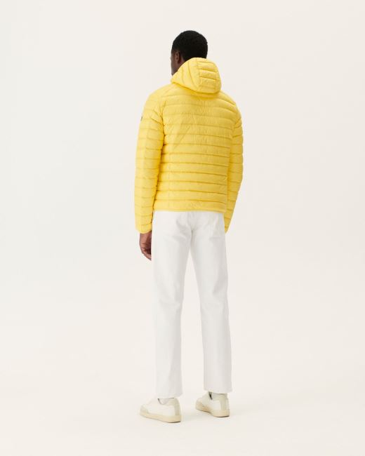 Jott Soft Yellow Lightweight Down Jacket Nico