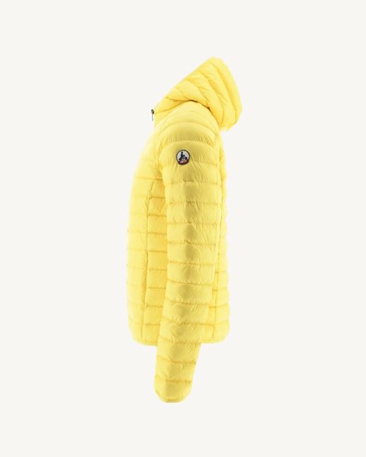 Jott Soft Yellow Lightweight Down Jacket Nico