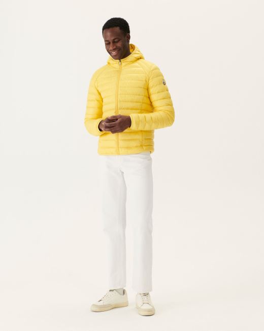 Jott Soft Yellow Lightweight Down Jacket Nico