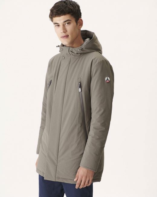 Jott Taupe Down Jacket Iceberg