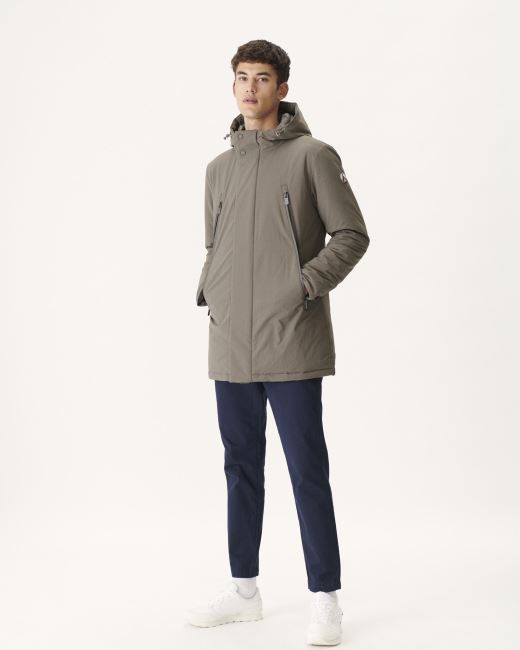 Jott Taupe Down Jacket Iceberg