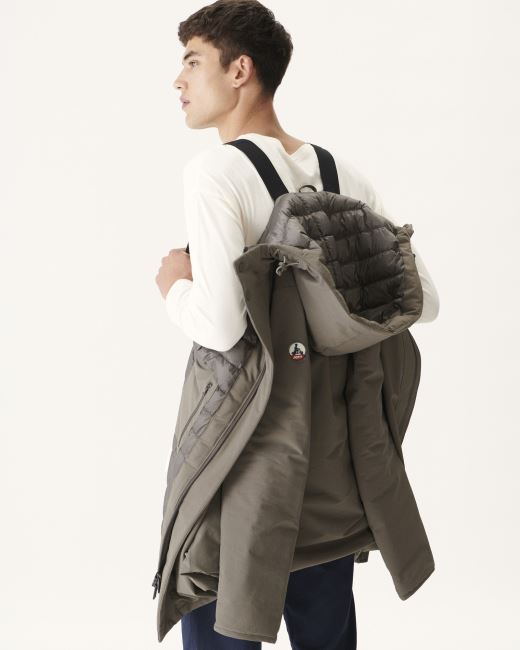 Jott Taupe Down Jacket Iceberg