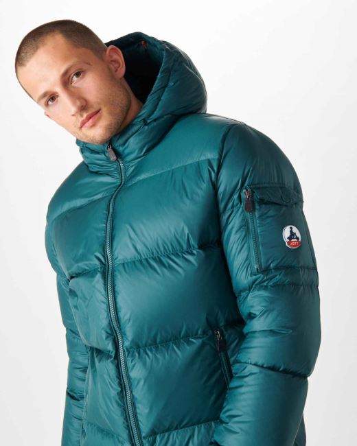Jott Vert Fonce Extreme Cold Hooded Down Jacket Java