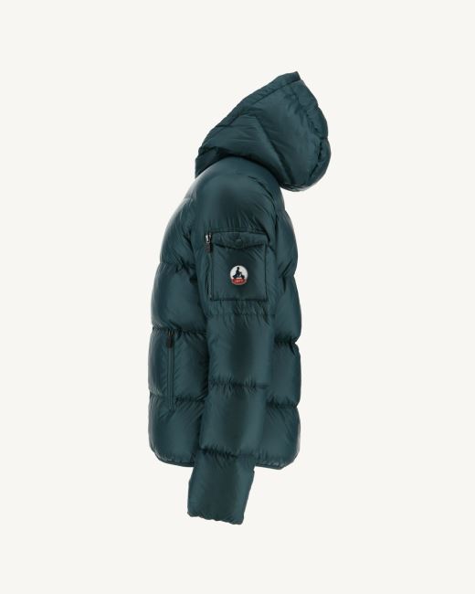 Jott Vert Fonce Extreme Cold Hooded Down Jacket Java