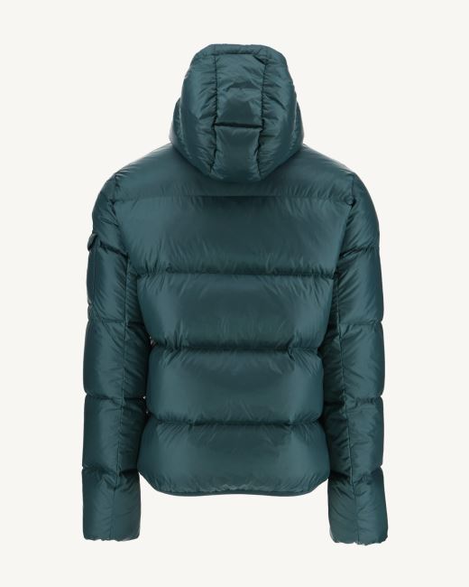 Jott Vert Fonce Extreme Cold Hooded Down Jacket Java