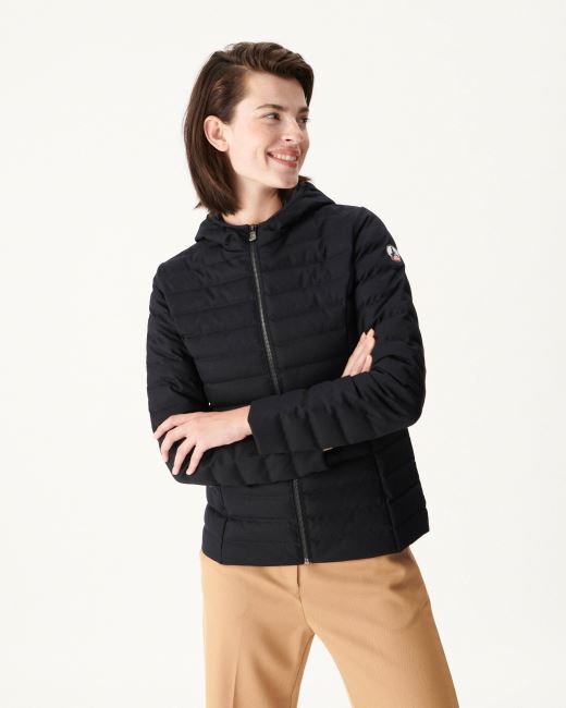 Jott Warm Marine Hooded Down Jacket Cloe