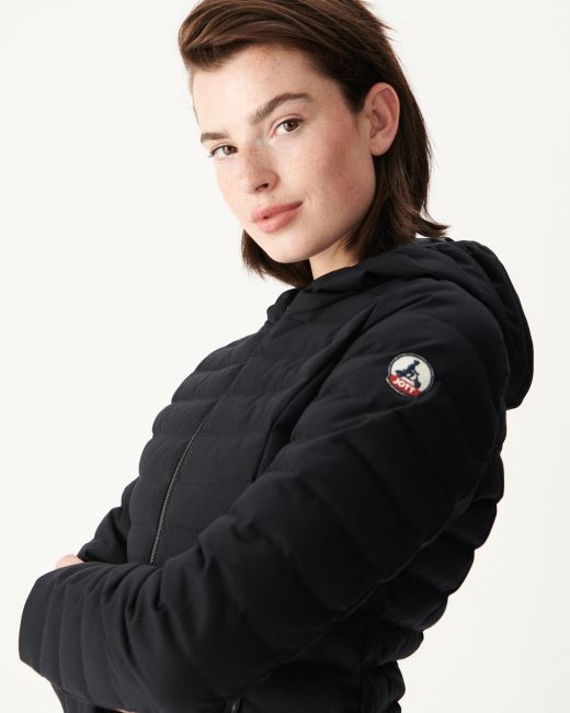 Jott Warm Marine Hooded Down Jacket Cloe