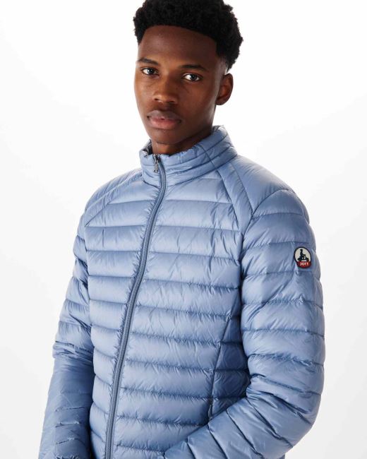 Jott Washed Blue Lightweight Down Jacket Mat