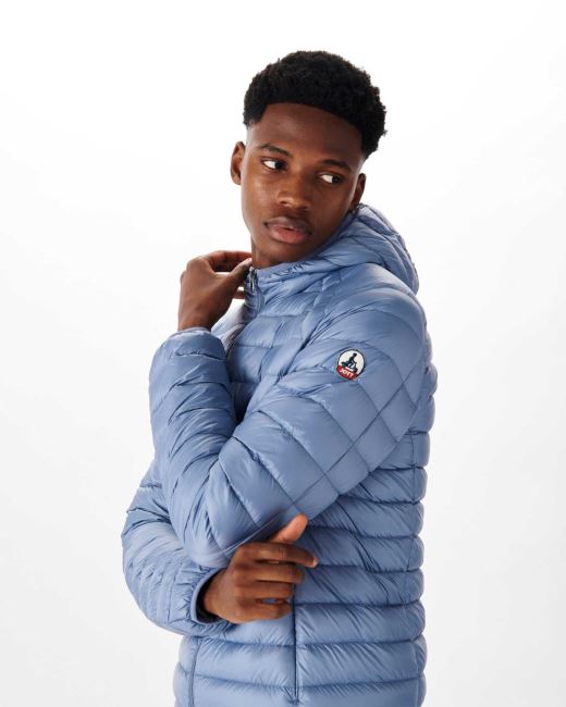 Jott Washed Blue Lightweight Down Jacket Nico