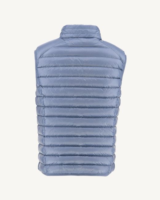 Jott Washed Blue Sleeveless Down Jacket Tom
