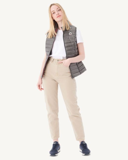 Light Sleeveless Down Jacket Anthracite Seda Jott