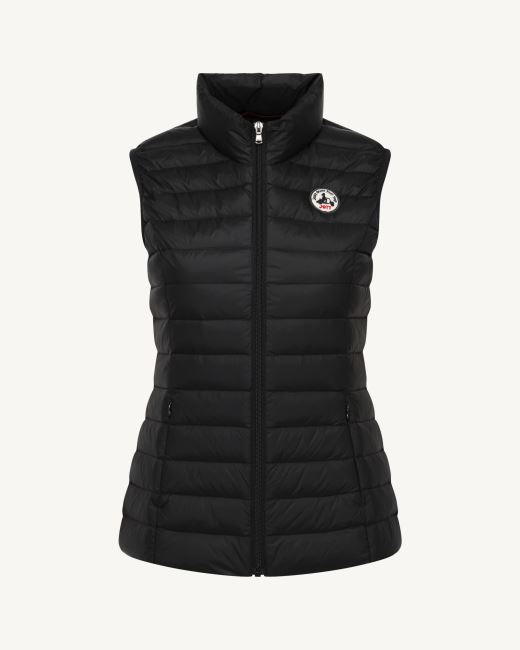 Light Sleeveless Down Jacket Black Seda Jott
