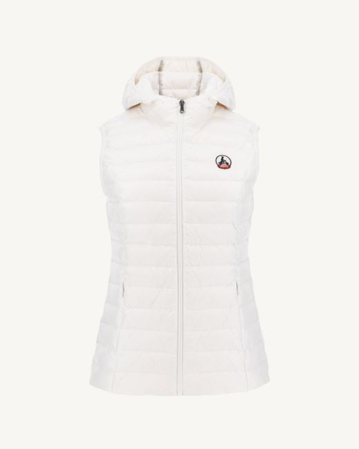 Light Sleeveless Down Jacket Blanc Mali Jott