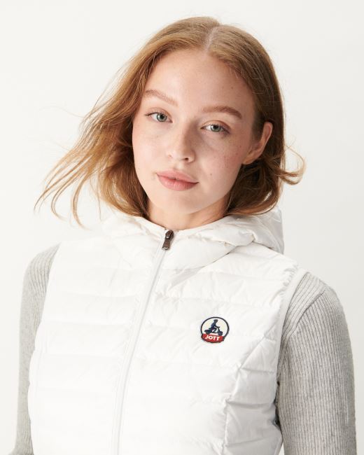 Light Sleeveless Down Jacket Blanc Mali Jott