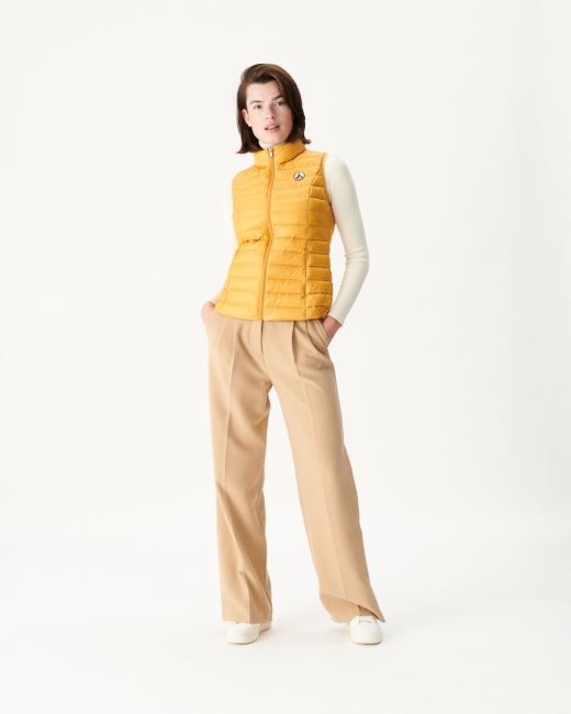 Light Sleeveless Down Jacket Moutarde Seda Jott