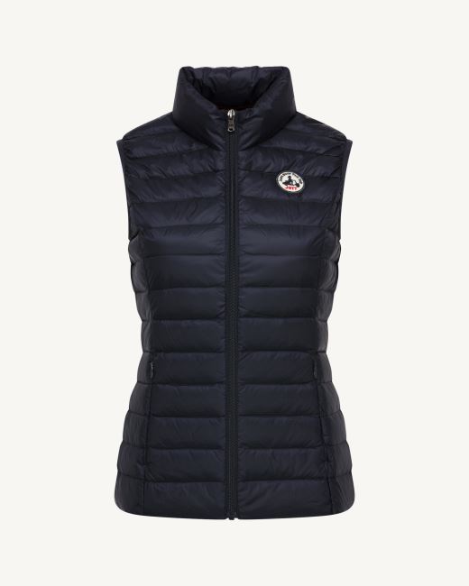 Light Sleeveless Down Jacket Navy Seda Jott