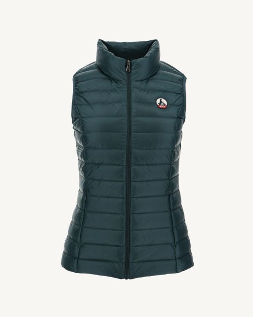 Light Sleeveless Down Jacket Vert Fonce Seda Jott