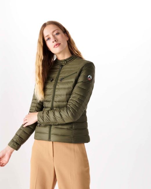 Lightweight Down Jacket Army Nina Jott